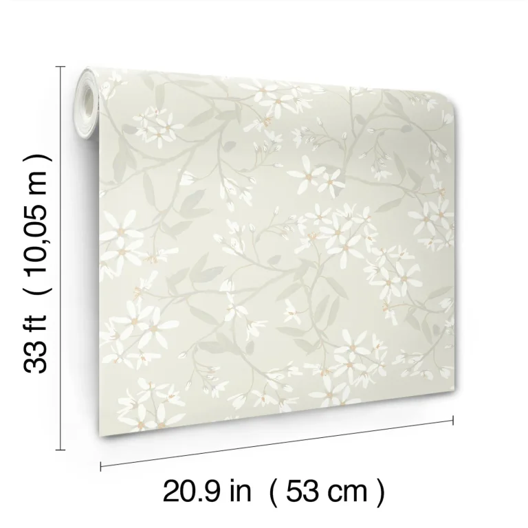 Paradis Bouquet Toss Wallpaper - Dove — Ảnh 4