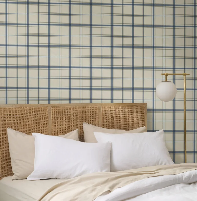 Magnolia Home Hunter Wallpaper - Blue — Ảnh 4