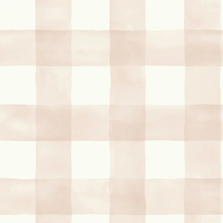 Magnolia Home Watercolor Check Peel and Stick Wallpaper - Ella Rose — Ảnh 5