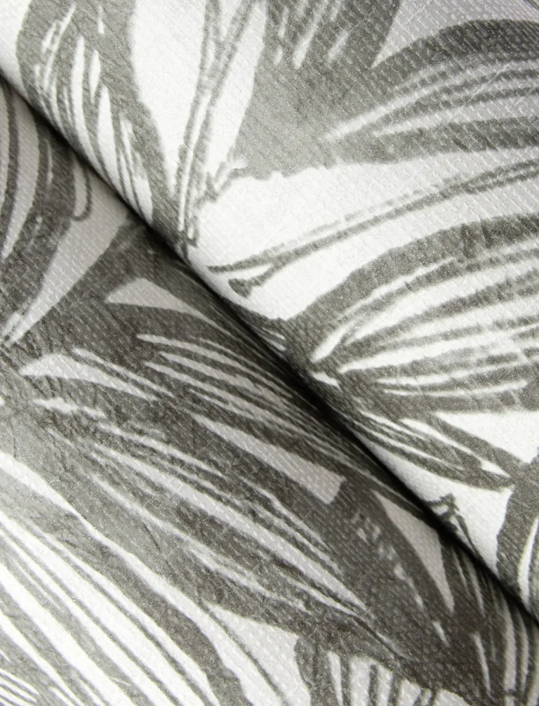 Rhythmic Leaf Wallpaper - Charcoal — Ảnh 6