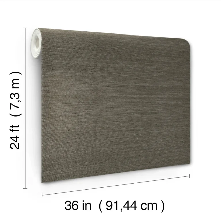Chris Loves Julia Mycroft Grasscloth Wallpaper - Slate — Ảnh 7