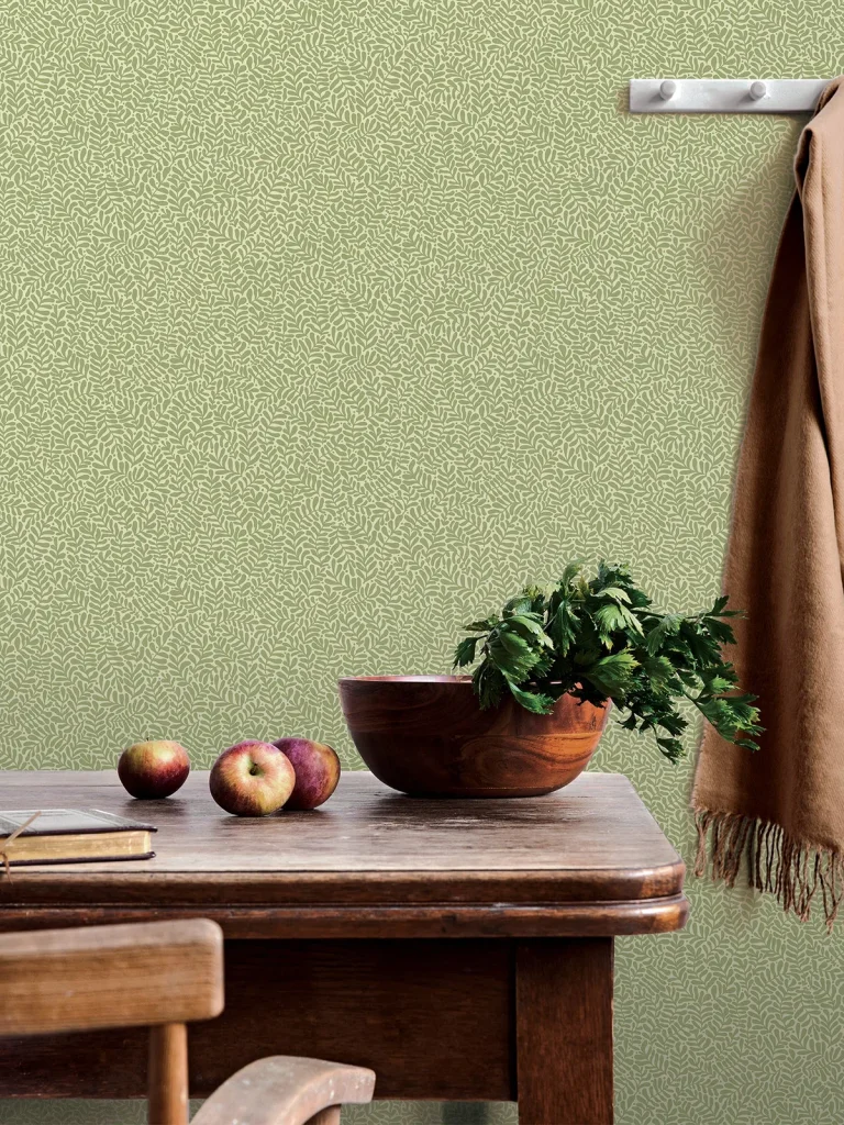 Anna Fern Trail Wallpaper - Light Green — Ảnh 3