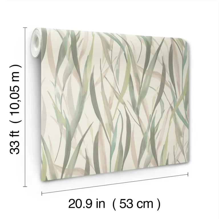 Willoughby Fronds Wallpaper - Green — Image 6