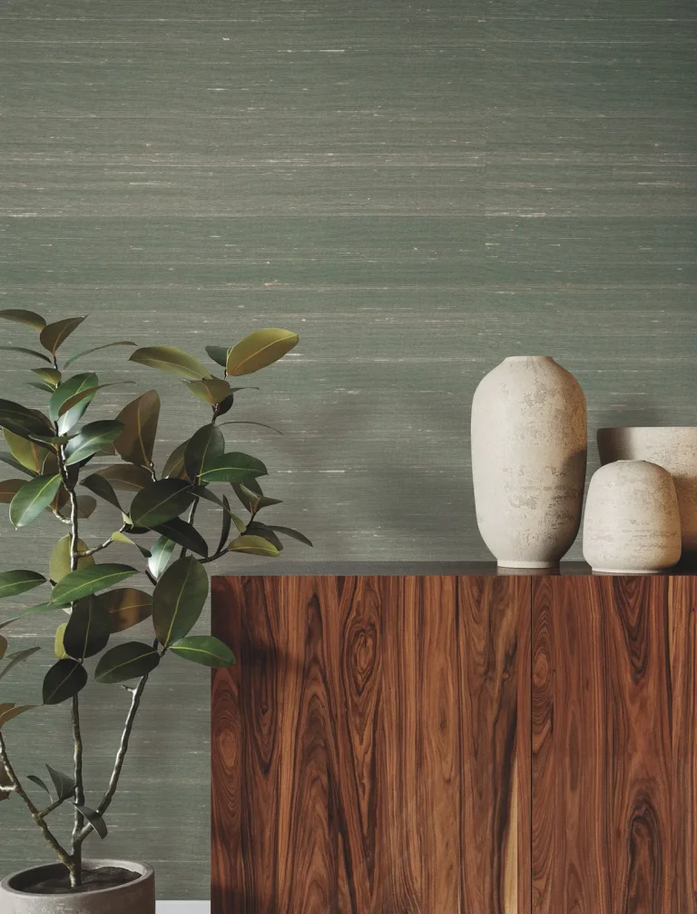 Ronald Redding Silk Road Wallpaper - Verdigris — Ảnh 5