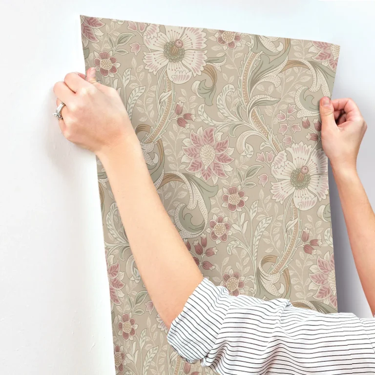 Chesapeake Liora Floral Trail Wallpaper - Taupe — Ảnh 3