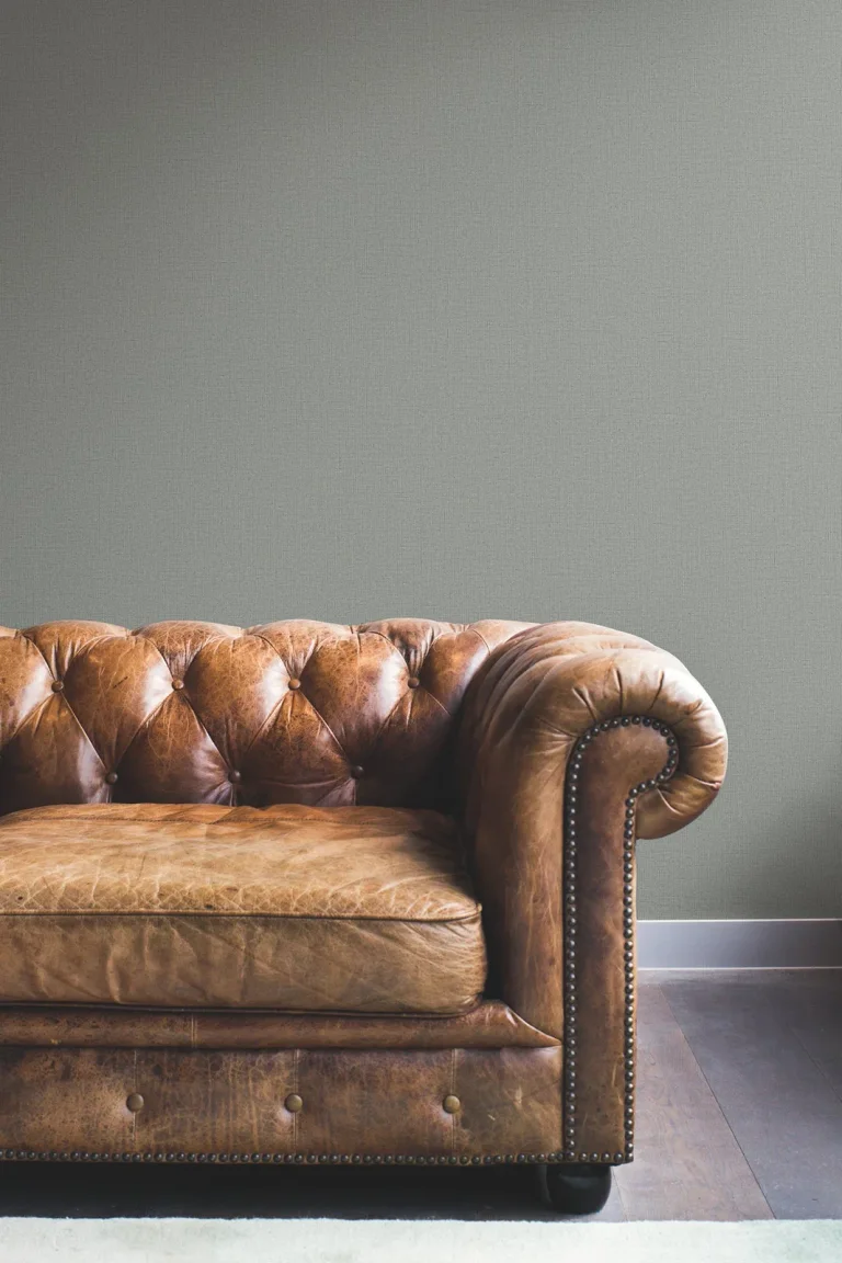 Ronald Redding Rugged Linen Wallpaper - Shale — Ảnh 7