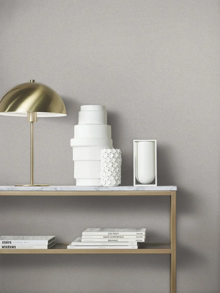 Glistening Quartz Beaded Wallpaper - Silver — Ảnh 4