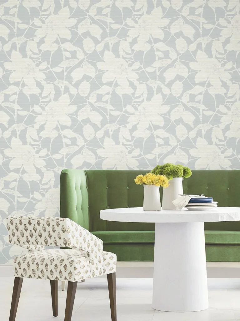 Solange Botanical Wallpaper - Light Blue — Ảnh 3