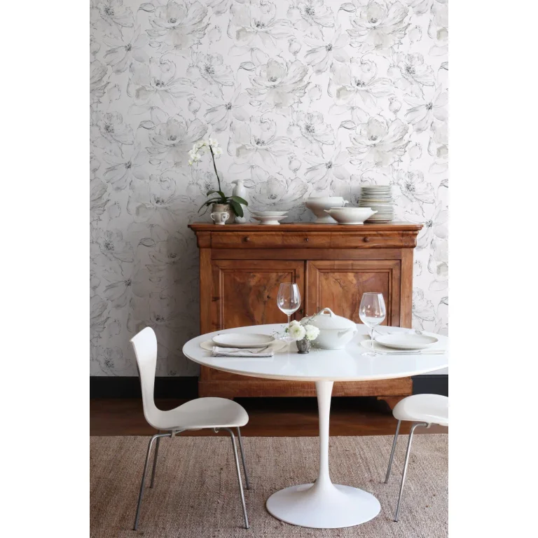 Floral Dreams Wallpaper - Grey Mix — Ảnh 3