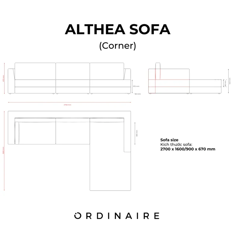 ALTHEA SOFA (Corner) — Image 19
