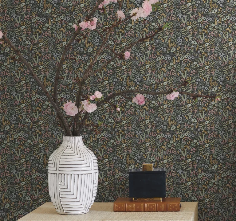 Rifle Paper Co. Tapestry Wallpaper - Rose Multi — Ảnh 4