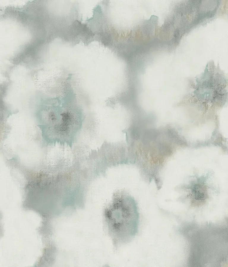 Candice Olson Blended Floral Wallpaper - Aqua — Ảnh 5