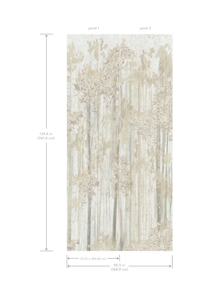 Aspen Grove Wallpaper - Beige — Ảnh 2