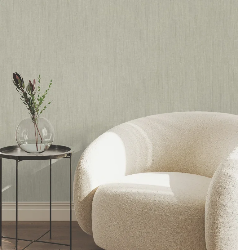 Silk Spun Tactile Stripe Wallpaper - Sage — Ảnh 3