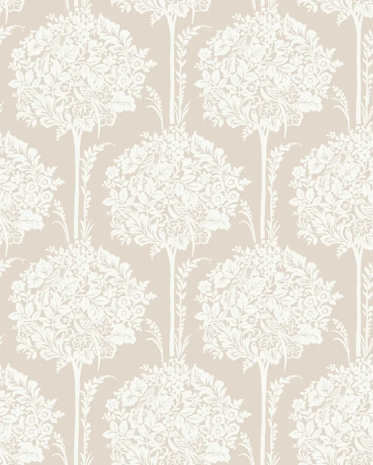 Zaria Topiary Wallpaper - Taupe — Ảnh 3