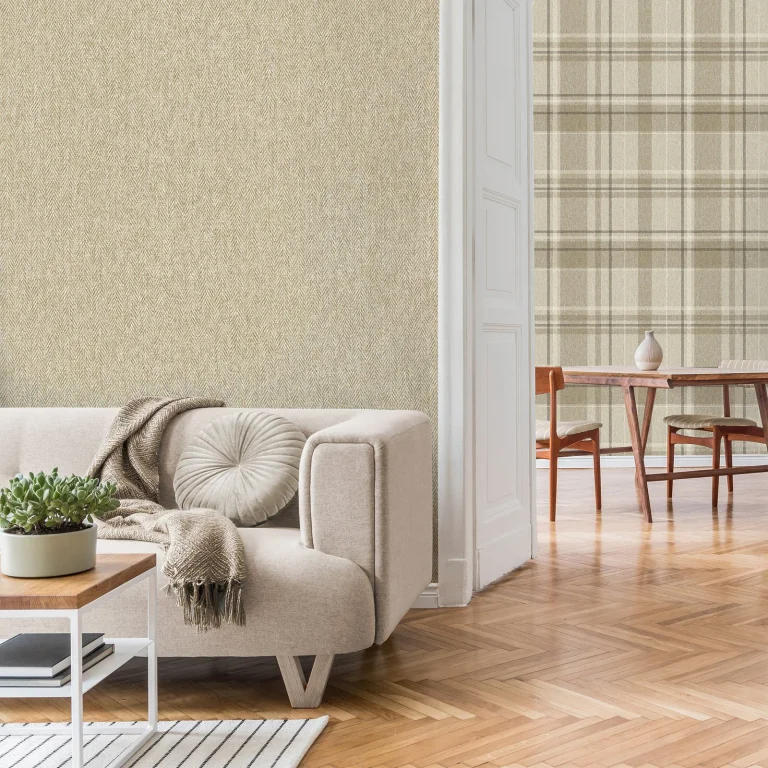 Theo Chevron Wallpaper - Brown — Ảnh 8