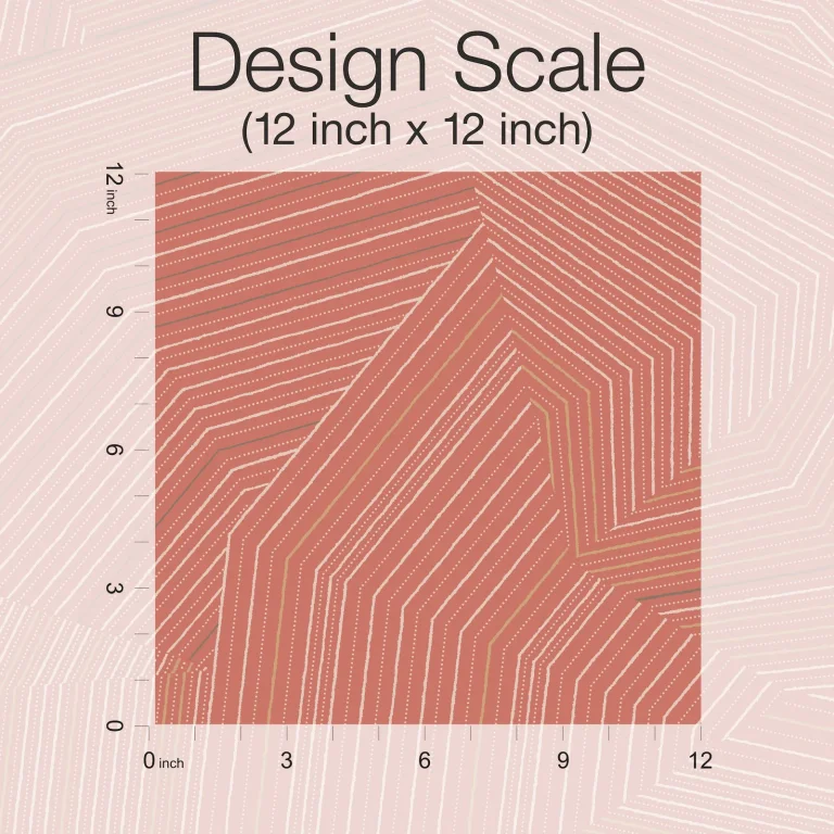 Dotted Maze Wallpaper - Desert Red — Ảnh 7