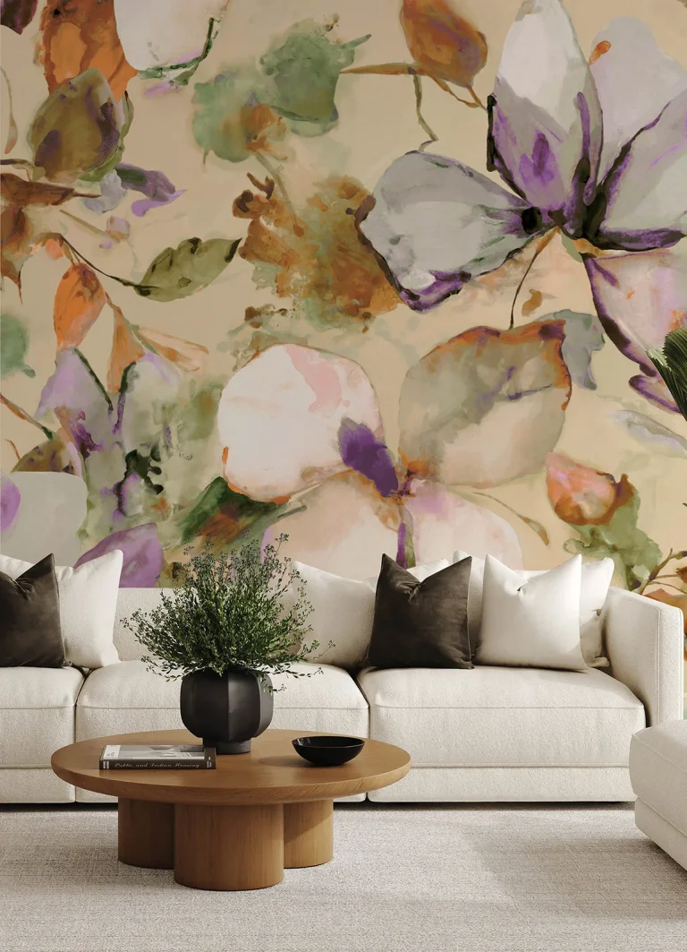 Florian Wall Mural - Lavender — Ảnh 2
