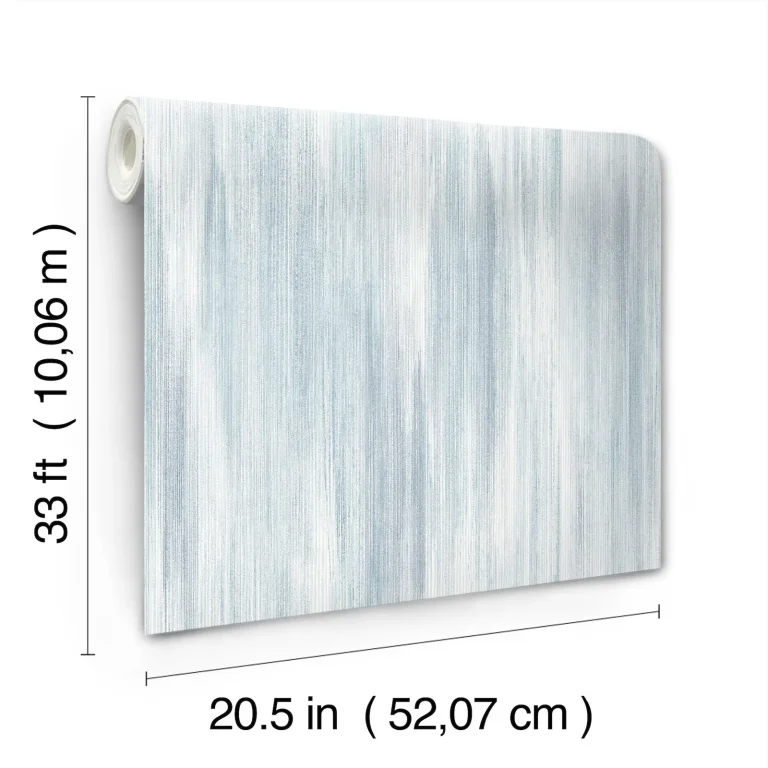 Elysian Ikat Wallpaper - Sky Blue — Ảnh 2