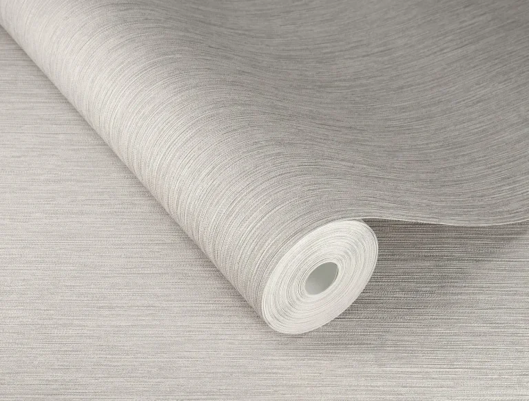 Oren Shimmering Striations Wallpaper - Grey