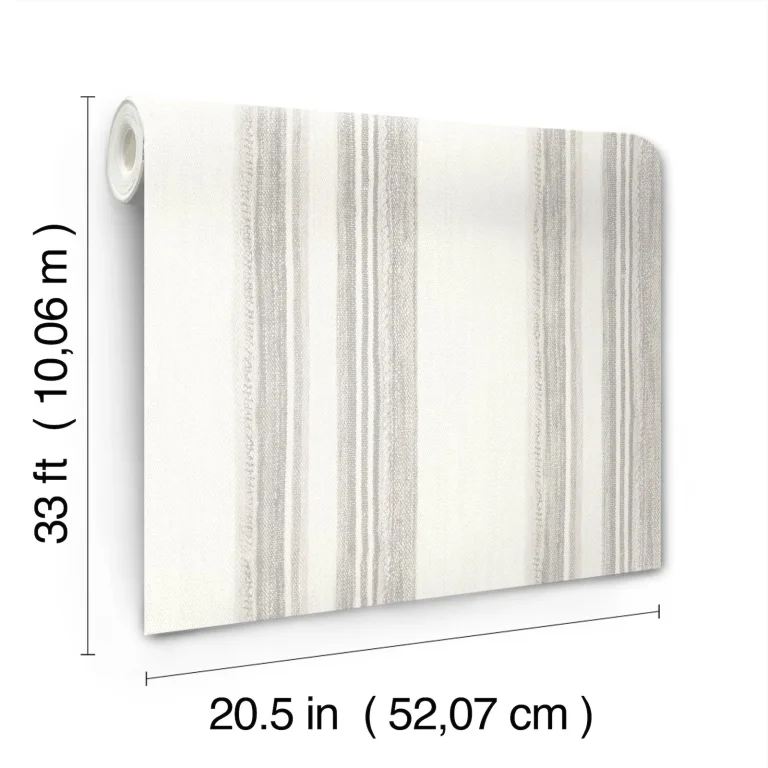 Chesapeake Loom Spun Wallpaper - Grey — Ảnh 3