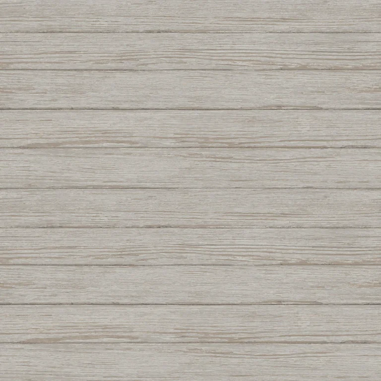Chesapeake Ozma Wood Plank Wallpaper - Light Grey