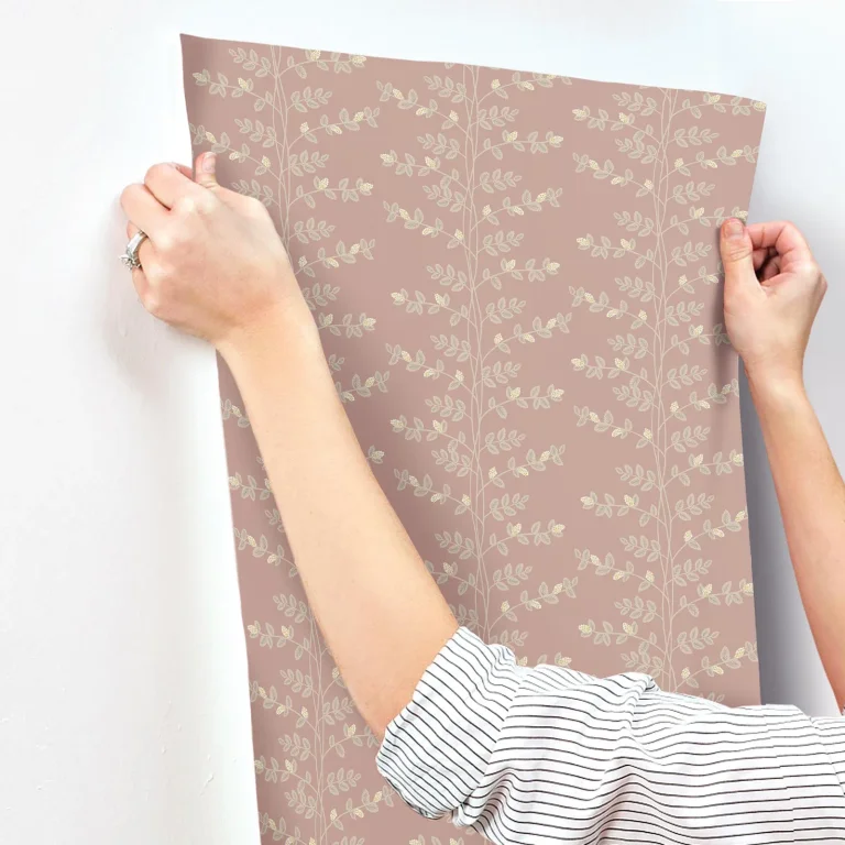 Rifle Paper Co. Climbing Vine Wallpaper - Rose — Image 4