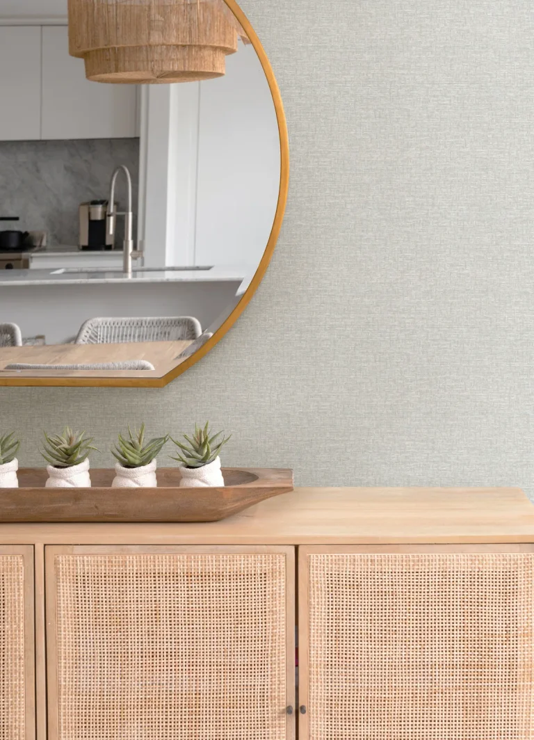 Minerva Texture Geometric Wallpaper - Dove — Ảnh 4