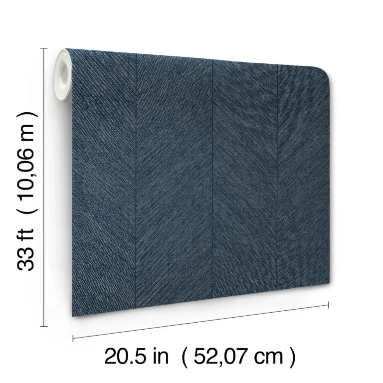 Kallam Chevron Wallpaper - Indigo — Ảnh 6