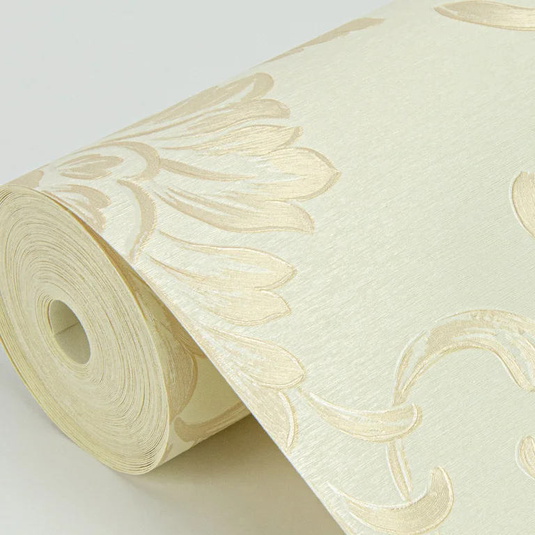 Antonella Scroll Wallpaper - Gold — Ảnh 4