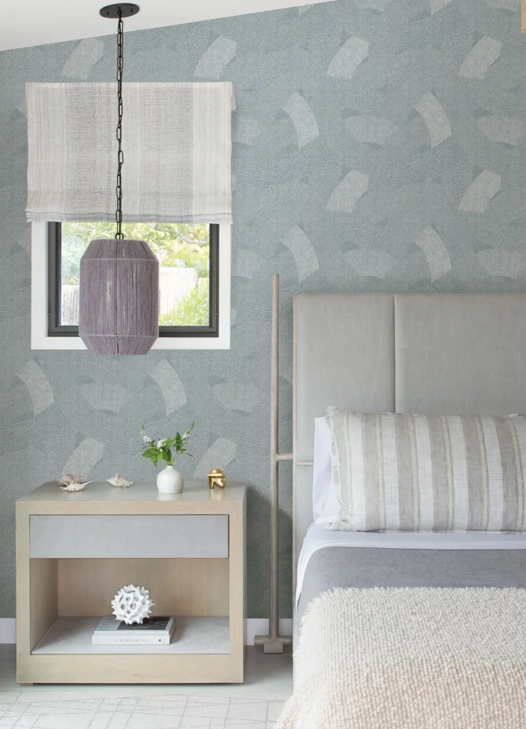 Tania Woven Abstract Wallpaper - Denim — Ảnh 3