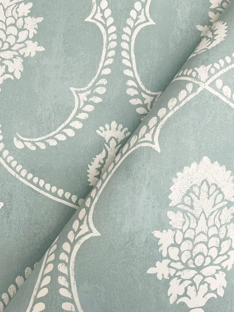 Ronald Redding Royal Damask Wallpaper - Jade — Ảnh 3