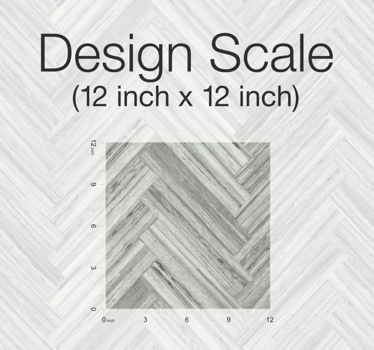 Hermosa Herringbone Peel and Stick Wallpaper - Grey — Ảnh 3