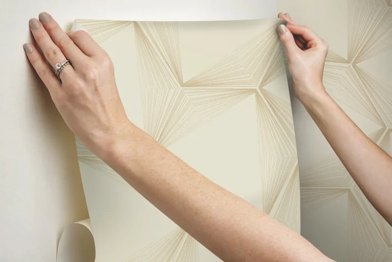 Candice Olson Honeycomb Peel and Stick Wallpaper - Sand/Gold — Ảnh 6