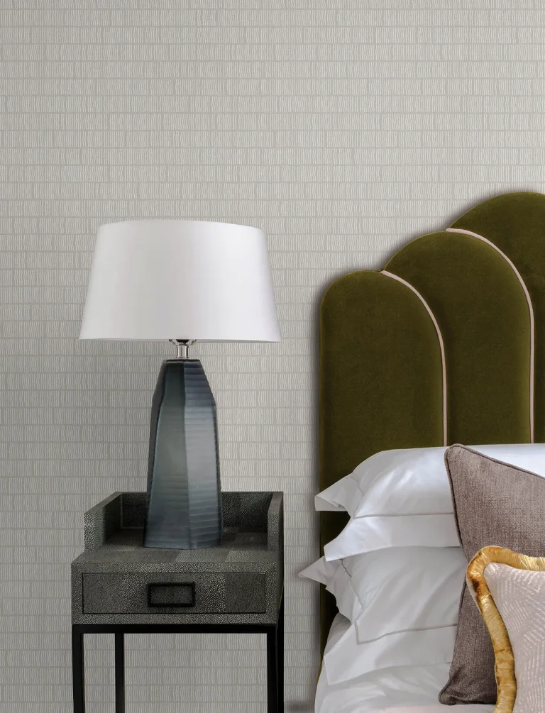 Collis Squiggle Stripe Wallpaper - Dove — Ảnh 7