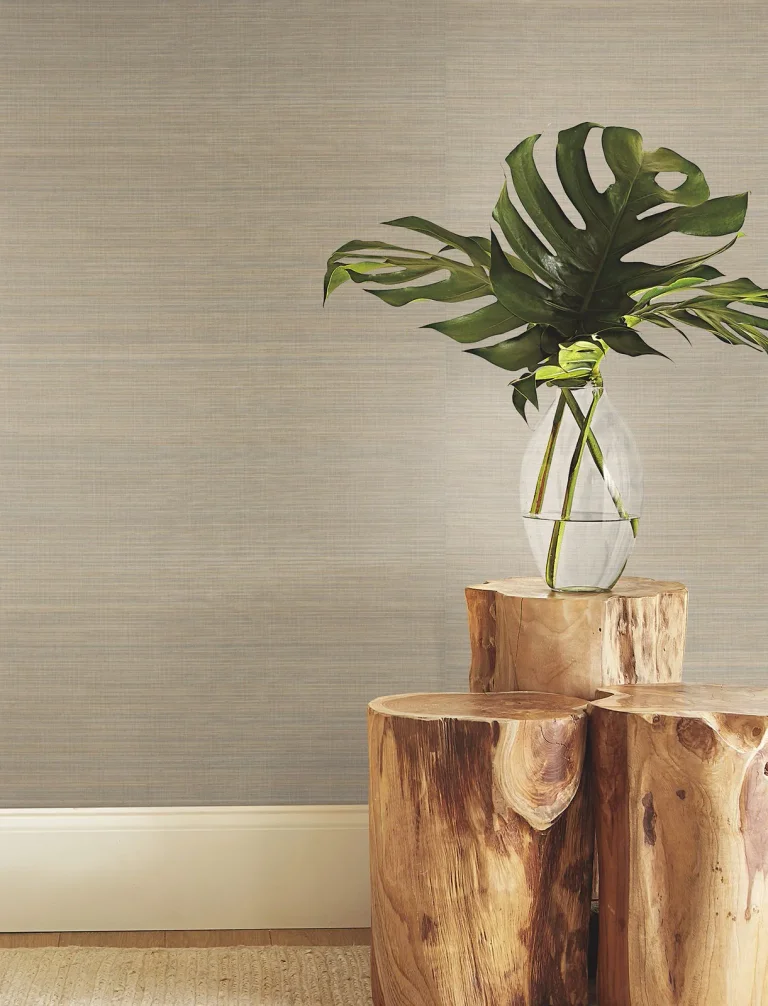 Ronald Redding Tailored Abaca Wallpaper - Shiitake — Ảnh 3