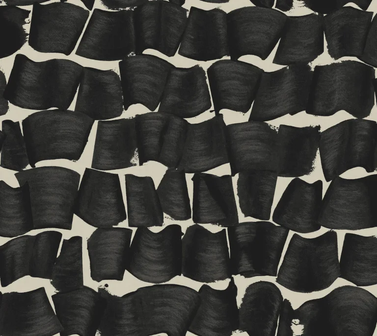 Brushed Ink Wallpaper - Black — Image 2