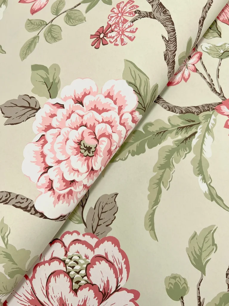 Ronald Redding Courtyard Botanical Wallpaper - Pink — Ảnh 3