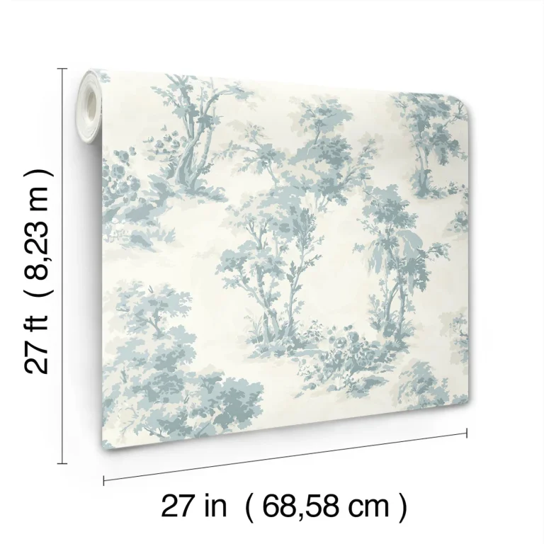Chris Loves Julia Sainsbury Forest Wallpaper - Light Blue — Ảnh 6