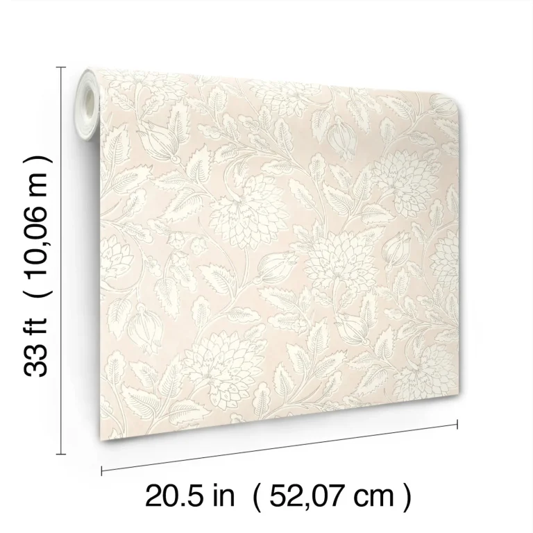 Chesapeake Vadouvan Jacobean Trail Wallpaper - Blush — Image 3