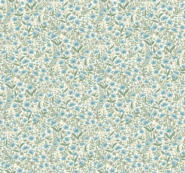 Rifle Paper Co. Sylvie Wallpaper - Blue — Ảnh 3
