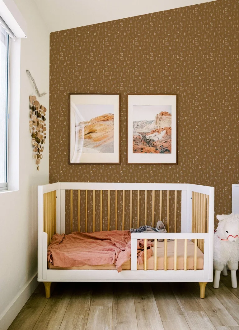 Chesapeake Tatula Floral Wallpaper - Chestnut — Ảnh 3