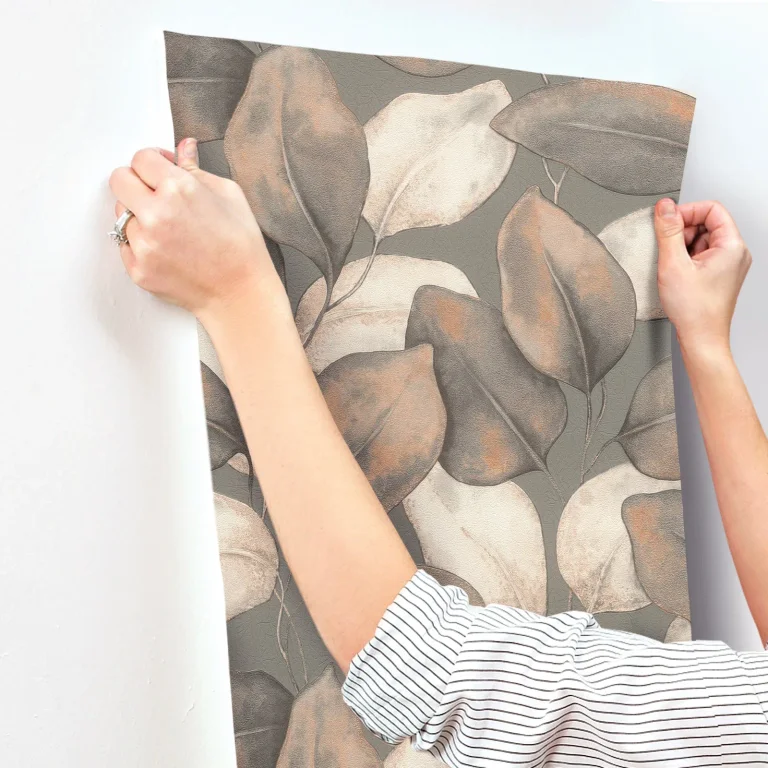 Evanthe Vine Wallpaper - Charcoal — Ảnh 5
