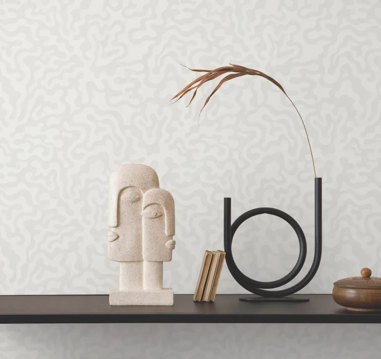 Nebulous Cloud Wallpaper - Dove Grey — Image 3