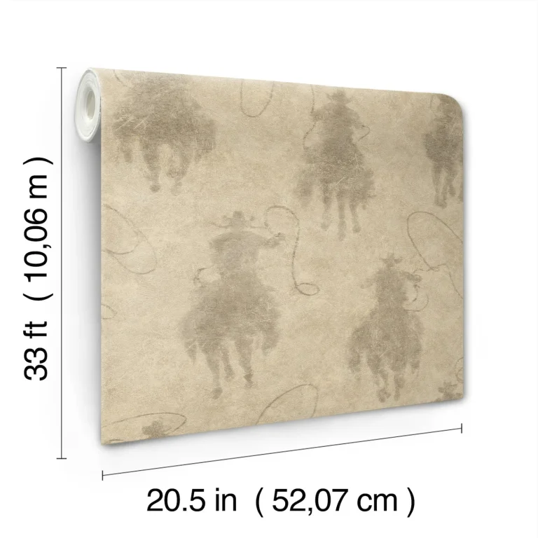 Chesapeake Stockman Silhouette Wallpaper - Khaki — Ảnh 7