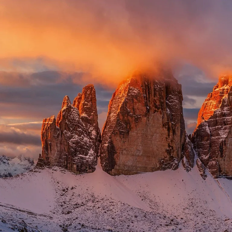 Mountain Peaks In Italy - Wall Mural 5063 - 8 Panel - 384cm x 260cm — Ảnh 4