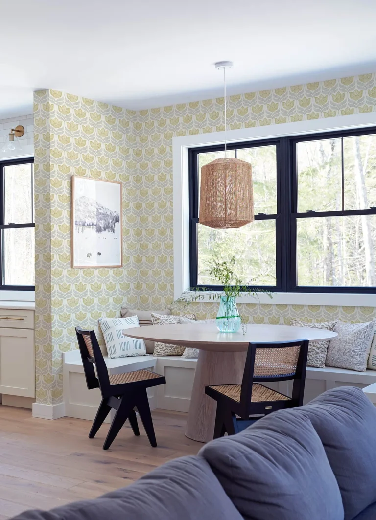 Chesapeake Cathal Tulip Block Print Wallpaper - Mustard — Ảnh 4