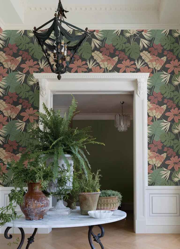 Medellin Rainforest Floor Wallpaper - Black — Ảnh 4
