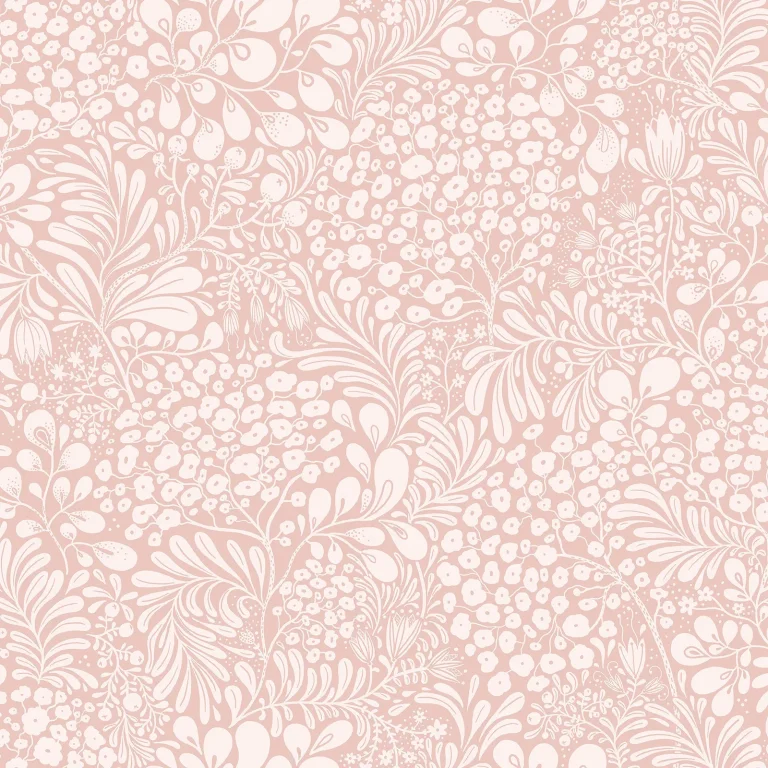 Siv Botanical Wallpaper - Pink — Image 2