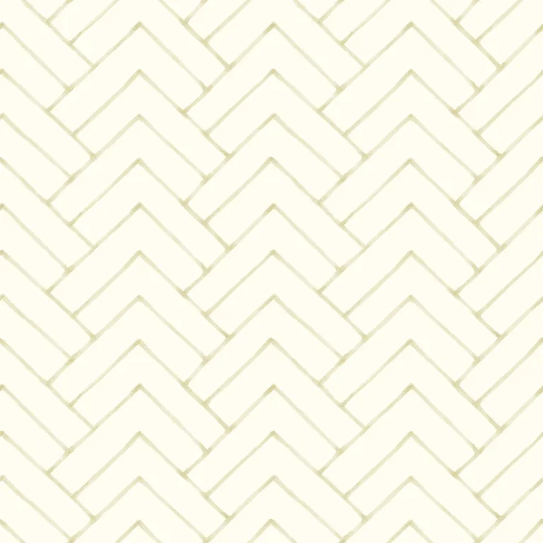 Chesapeake Oswin Tiered Herringbone Wallpaper - Yellow — Image 2